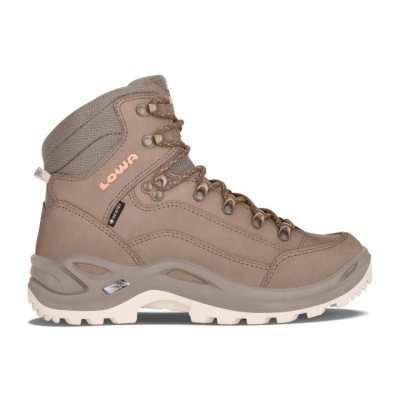 Lowa Renegade GTX Mid WS Dames - Wandelschoenen Bruin / Geel FZAQVL976